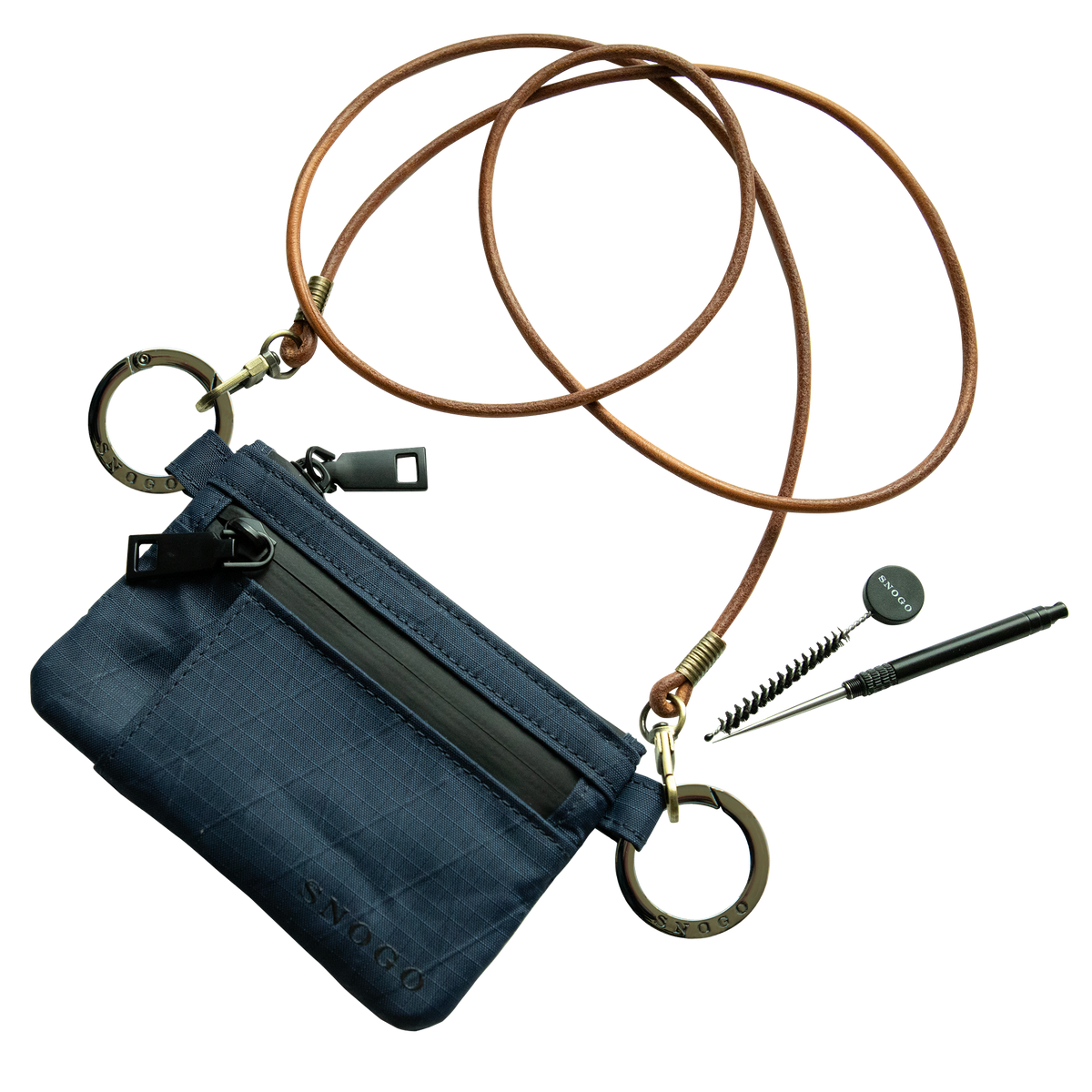 Clean & Carry Attache' Purse Wallet with Strap and Powder Prowler