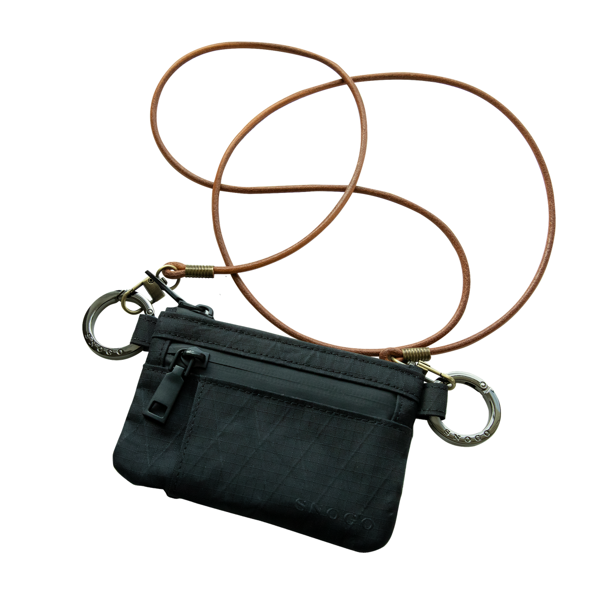 Travel Wallet | Attache' 7-Pocket Purse Wallet with Keyrings & Strap
