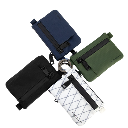 Snogo EDC Attaché Women's 7-Pocket Purse Wallet with Keyring
