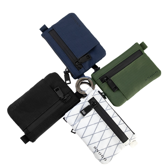 Snogo EDC Attaché Women's 7-Pocket Purse Wallet with Keyring