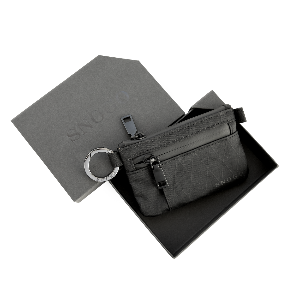 Snogo EDC Attaché Women's 7-Pocket Purse Wallet with Keyring