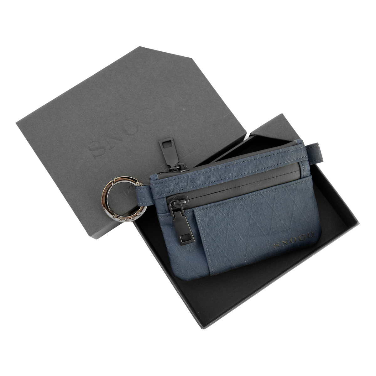 Snogo EDC Attaché Women's 7-Pocket Purse Wallet with Keyring
