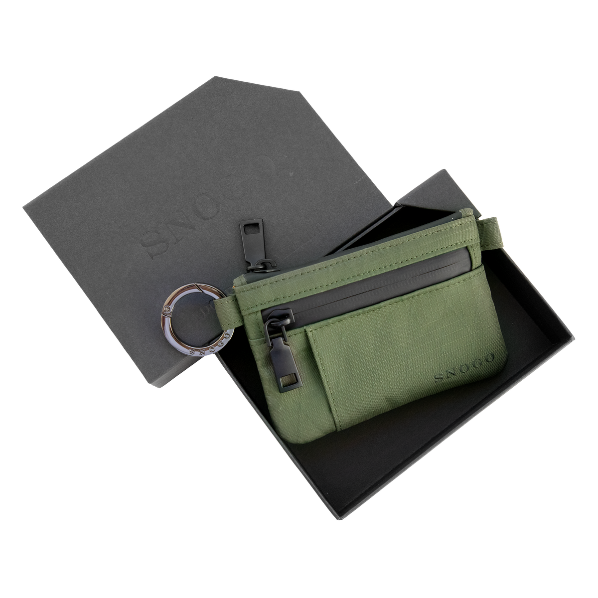 Snogo EDC Attaché Women's 7-Pocket Purse Wallet with Keyring