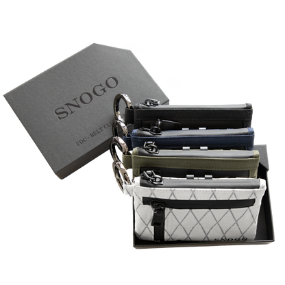 Snogo EDC Attaché Men's 7-Pocket Belt Clip Wallet with Keyring