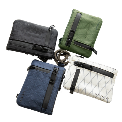 Snogo EDC Attaché Men's 7-Pocket Belt Clip Wallet with Keyring