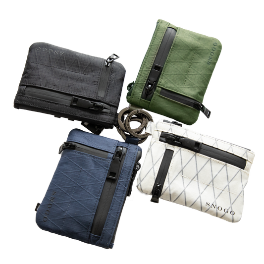 Snogo EDC Attaché Men's 7-Pocket Belt Clip Wallet with Keyring