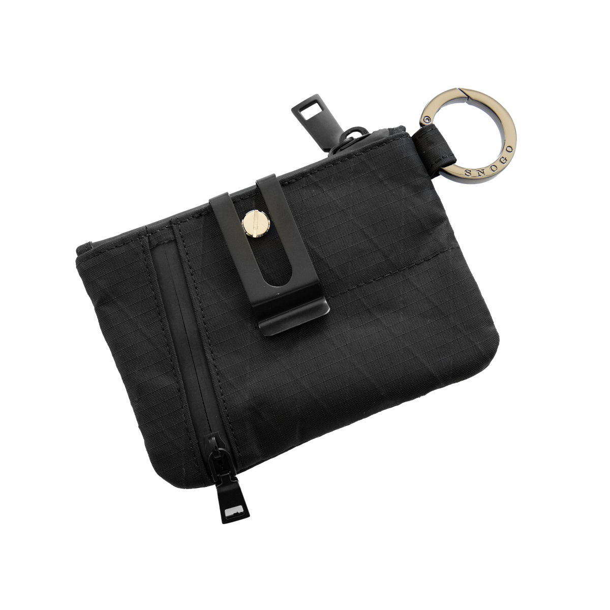 Snogo EDC Attaché Men's 7-Pocket Belt Clip Wallet with Keyring