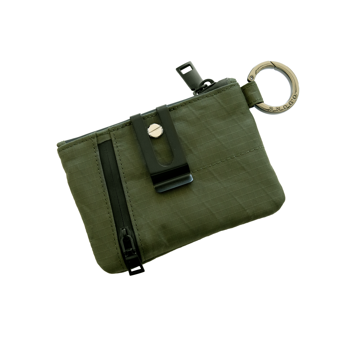 Snogo EDC Attaché Men's 7-Pocket Belt Clip Wallet with Keyring
