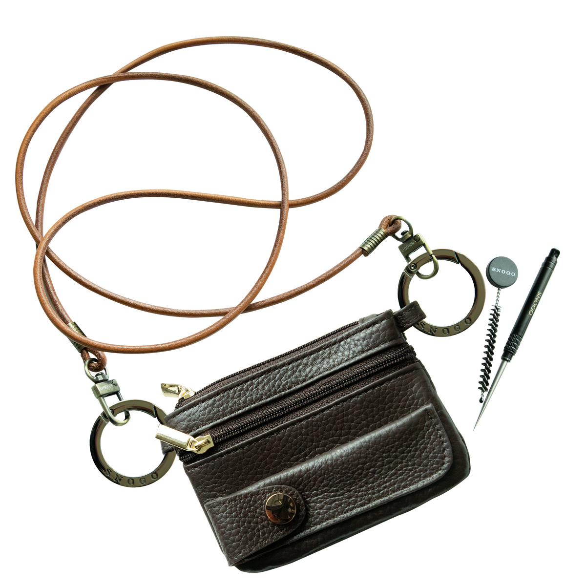 Clean & Carry Litichi Wallet Strap with Powder Prowler