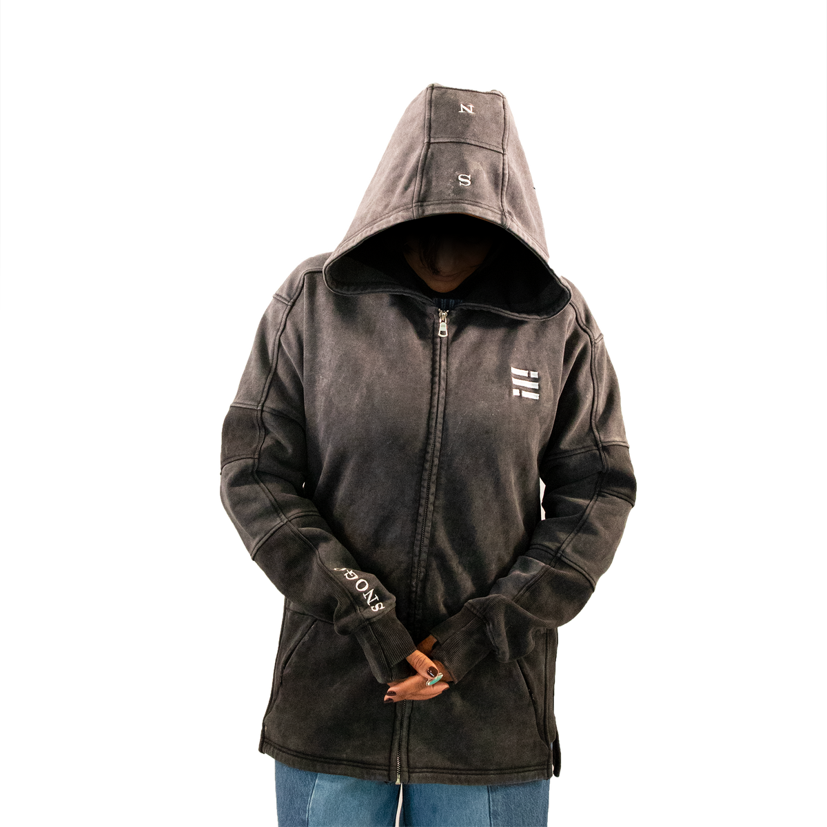 Heavyweight Hoodie - Mineral Wash Charcoal Gray
